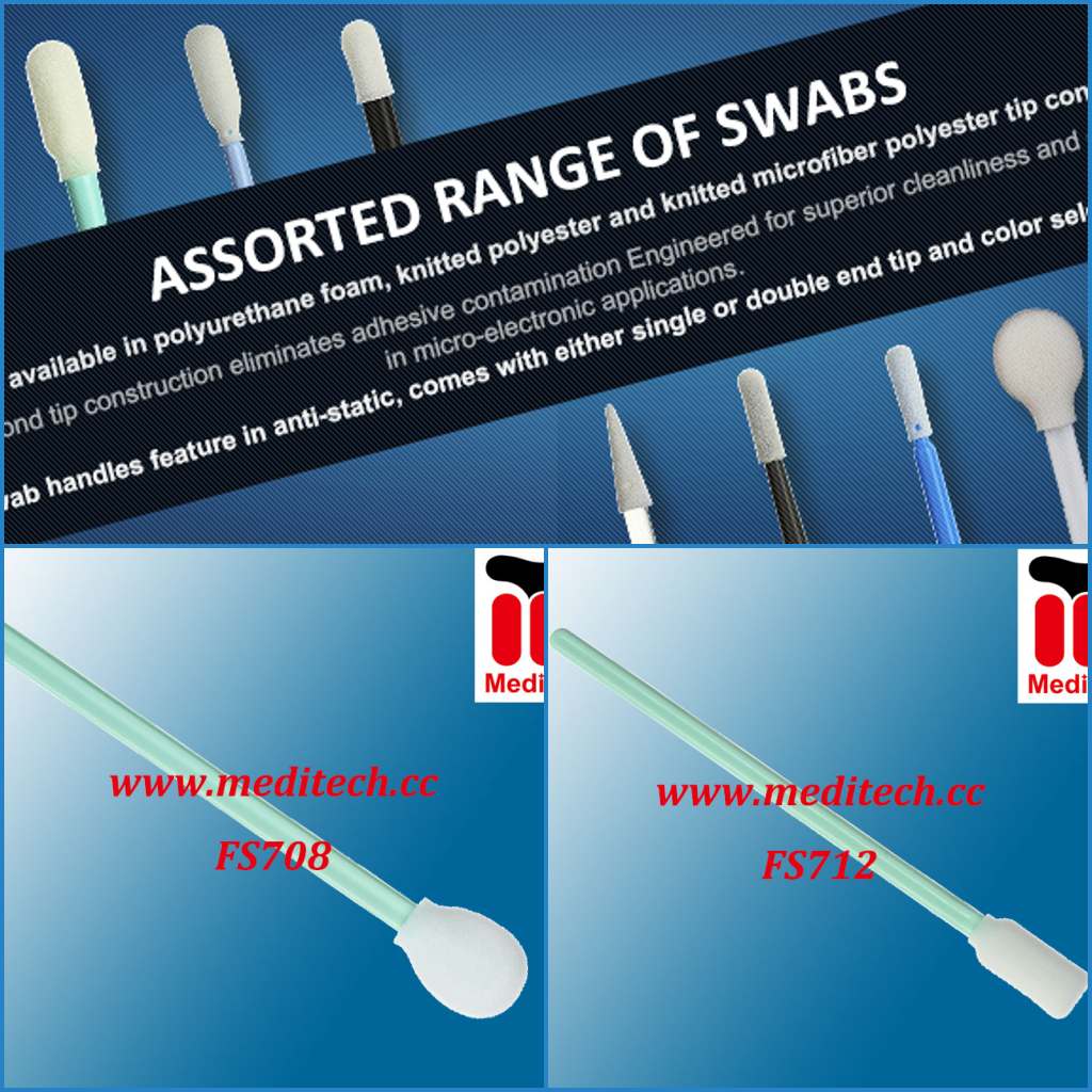 The cleaning swabs of low NVRS and particles,ionic content is popular