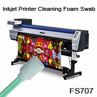 inkjet printer cleaning foam swab